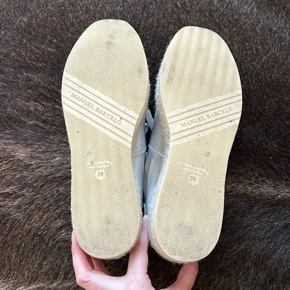 Italian designer Platform Espadrille Sneakers - Picture 5 of 6